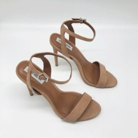 STEVE MADDEN Landen Suede Nude Heel - Picture 2 of 7